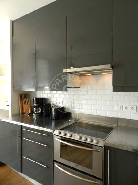 Küche Möblierte wohnung - 33m²  - 1 Zimmer - Saint-Germain - Paris