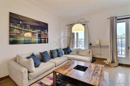 Living room Furnished apartment - 45m²  - 1 bedroom - Arc de Triomphe - Paris