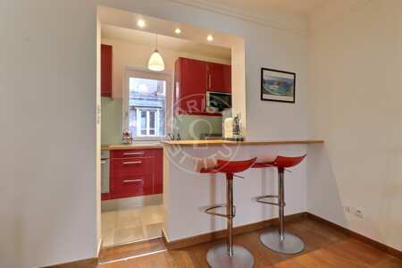 Kitchen Furnished apartment - 45m²  - 1 bedroom - Arc de Triomphe - Paris