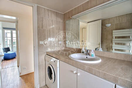 Casa de banho Apartamento mobilado - 64m²  - 2 quartos - Invalides - Paris