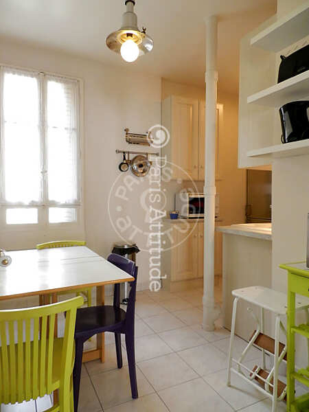 Küche Möblierte wohnung - 70m²  - 2 Zimmer - Beaugrenelle - Paris