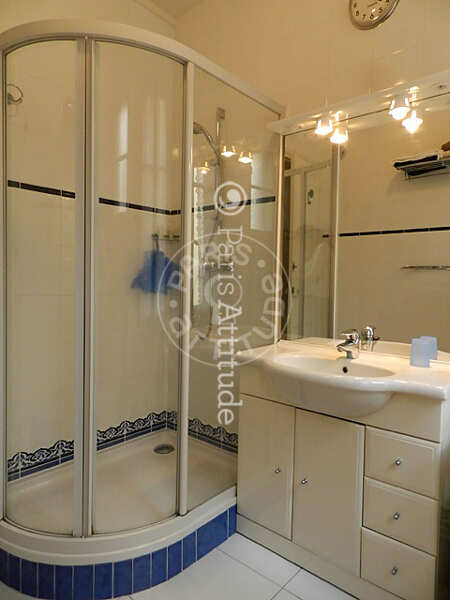 Badezimmer Möblierte wohnung - 70m²  - 2 Zimmer - Beaugrenelle - Paris