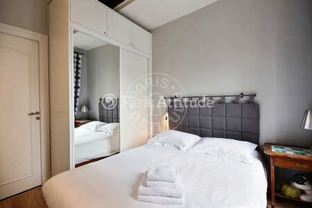 Bedroom Furnished apartment - 37m²  - 1 bedroom - Tour Eiffel - Paris