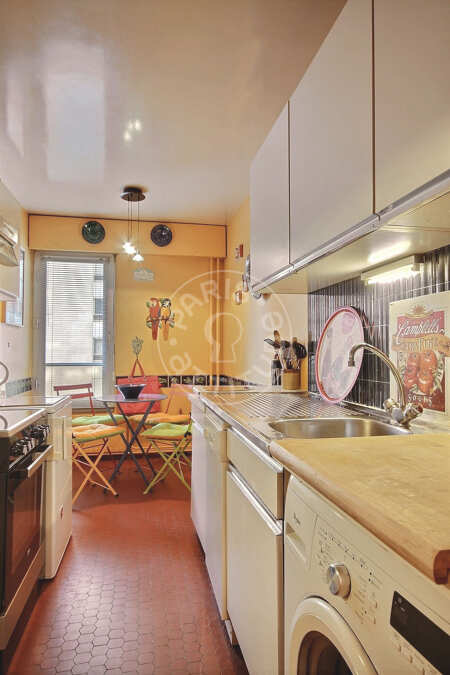 Cuisine Appartement meublé - 65m²  - 2 chambres - Oberkampf - Paris