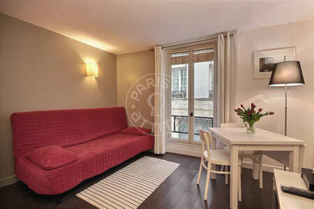 Living room Furnished studio - 16m²  - Latin / Saint-Michel - Paris