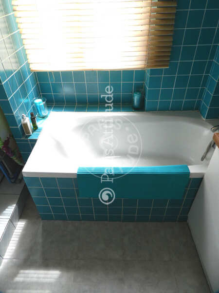 Casa de banho Apartamento mobilado - 40m²  - 1 quarto - Montmartre / Place des Abbesses - Paris