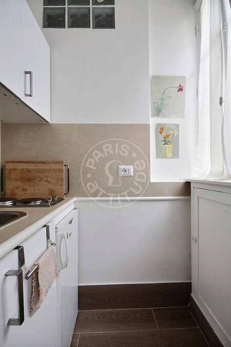 Cozinha Quitinete mobilado - 18m²  - Place des Vosges - Paris