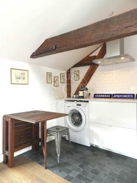 Cocina Estudio amueblado - 23m²  - Arts et Métiers - París