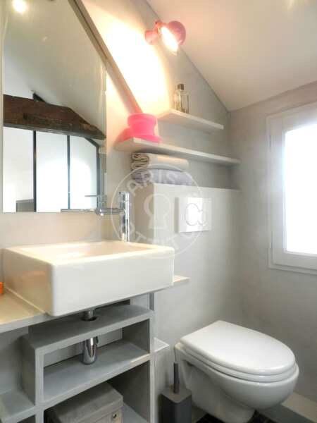 Baño Estudio amueblado - 23m²  - Arts et Métiers - París