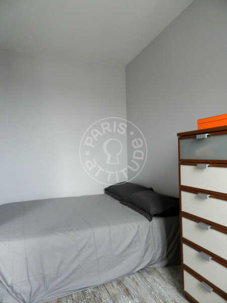 Camera da letto Appartamento arredato - 27m²  - 1 locale - Saint-Lazare - Parigi