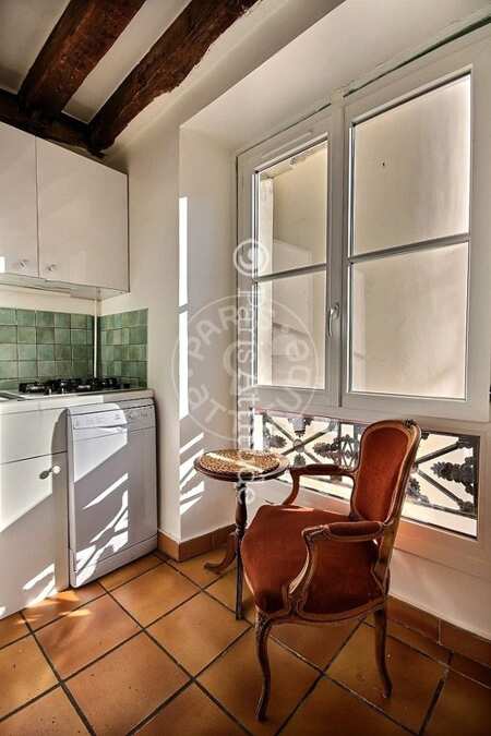 Cuisine Appartement meublé - 56m²  - 2 chambres - Saint-Germain - Paris