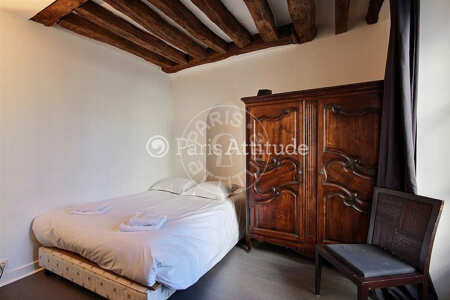 Chambre Appartement meublé - 56m²  - 2 chambres - Saint-Germain - Paris