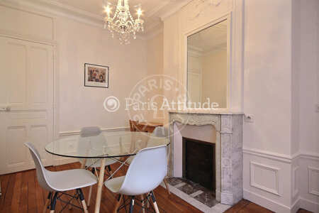 Sala de jantar Apartamento mobilado - 62m²  - 1 quarto - Motte-Piquet Grenelle - Paris