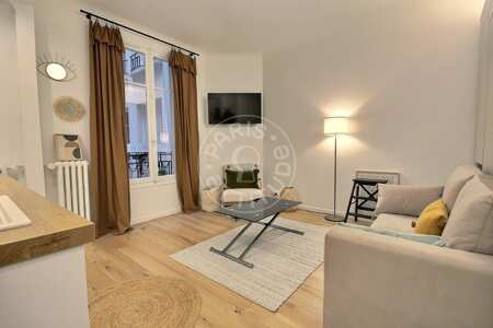 Salon Studio meublé - 25m²  - Parc Monceau - Paris