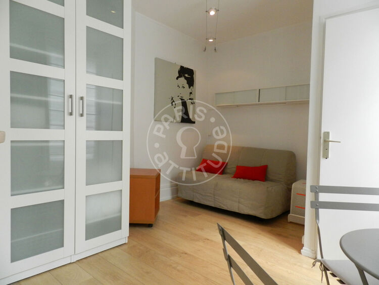 Living room - Furnished studio - Paris 75006 - 10730