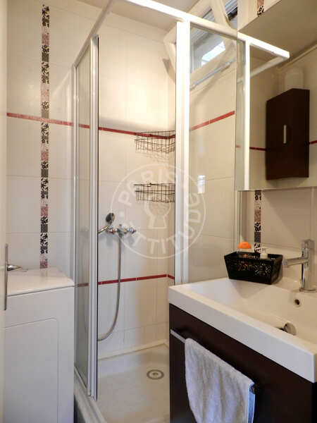 Casa de banho Apartamento mobilado - 20m²  - 1 quarto - Motte-Piquet Grenelle - Paris
