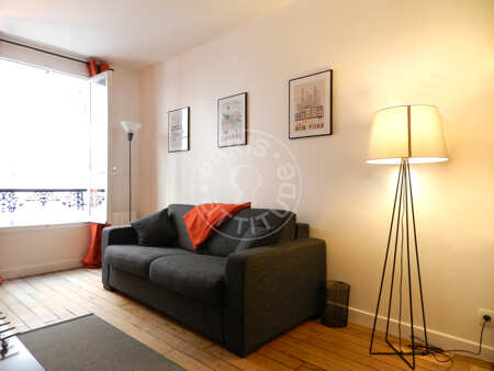 Sala Quitinete mobilado - 21m²  - Arc de Triomphe - Paris