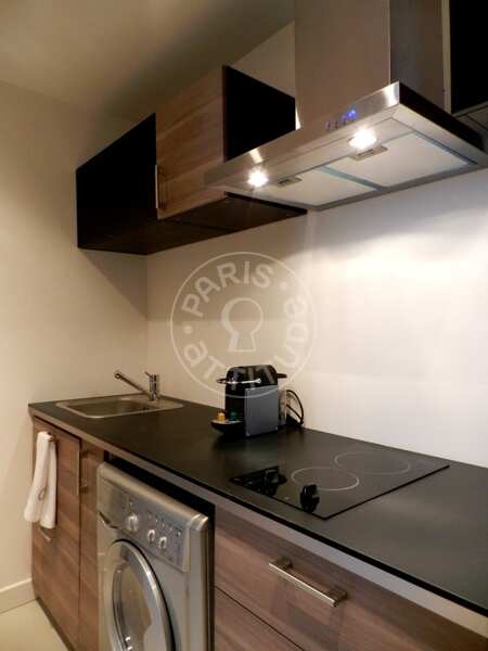 Cozinha Quitinete mobilado - 21m²  - Arc de Triomphe - Paris