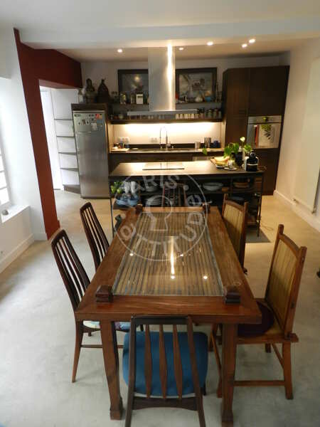 Kitchen Furnished duplex - 120m²  - 3 bedrooms - Oberkampf - Paris