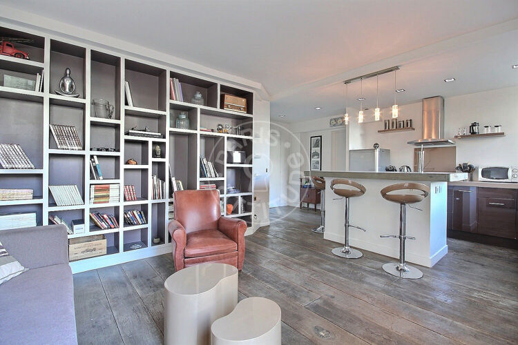 Living room - Furnished 1 bedroom - Paris 75012 - 10822
