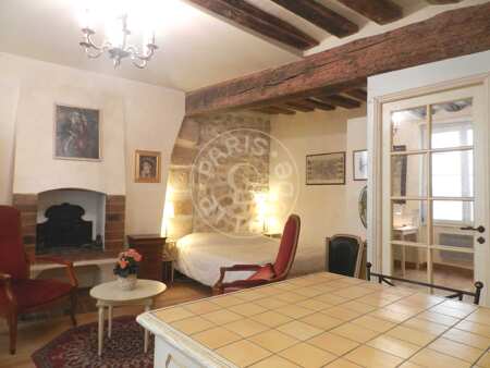 Salón Estudio amueblado - 27m²  - Saint-Germain - París