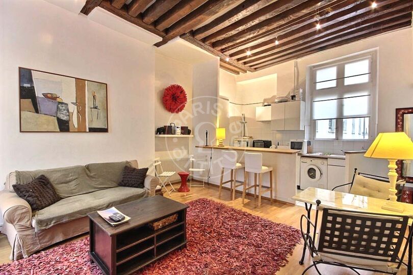 1 dormitorio amueblado - París 75003 - 1083