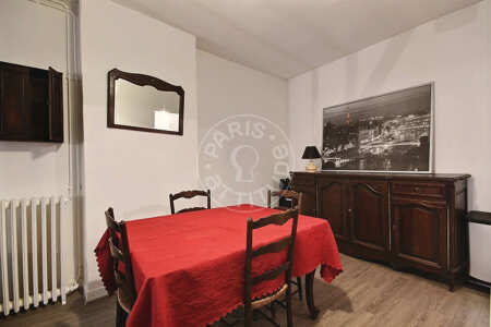 Salle à manger Appartement meublé - 50m²  - 1 chambre - Montparnasse - Paris