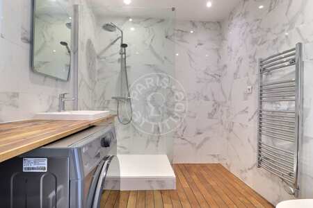 Casa de banho Apartamento mobilado - 40m²  - 1 quarto - Victor Hugo - Paris