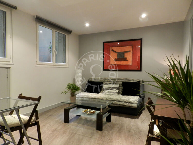 Living room - Furnished studio - Paris 75016 - 10893