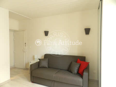 Salon Studio meublé - 20m² - Oberkampf - Paris