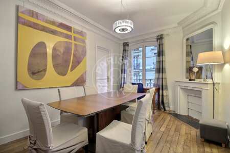 Salle à manger Appartement meublé - 66m²  - 2 chambres - Jules Joffrin - Mairie du 18ème - Paris
