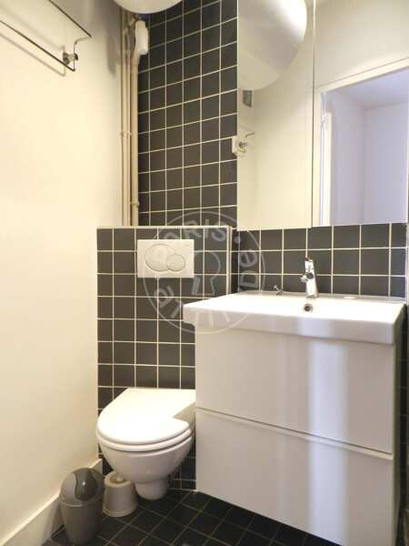Baño Piso amueblado - 32m²  - 1 dormitorio - Place des Fêtes - París