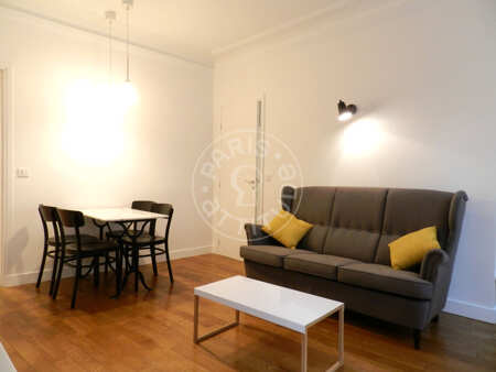Living room Furnished apartment - 60m²  - 3 bedrooms - Tour Eiffel - Paris