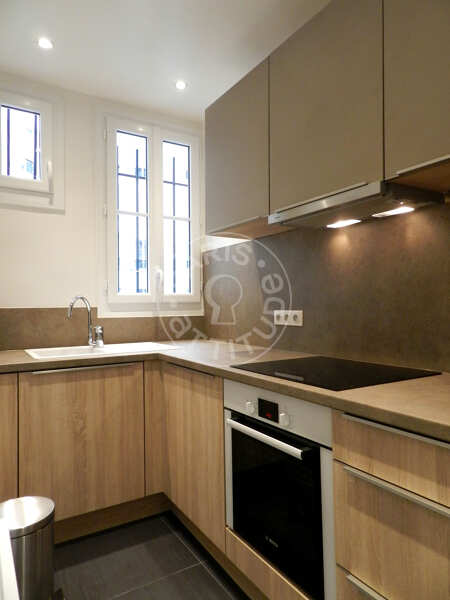 Kitchen Furnished apartment - 60m²  - 3 bedrooms - Tour Eiffel - Paris