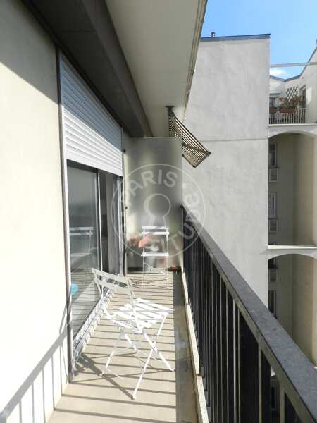Balcon Studio alcove meublé - 35m²  - Commerce - Paris