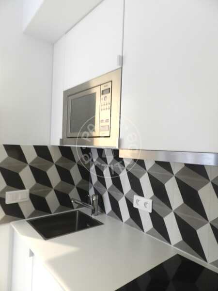 Kitchen Furnished studio - 20m²  - Ledru-Rollin - Paris