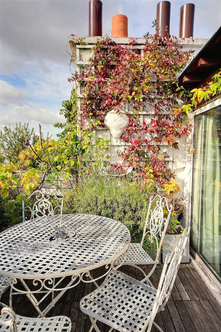 Terrazzo Appartamento arredato - 90m²  - 3 locali - Montorgueil - Parigi