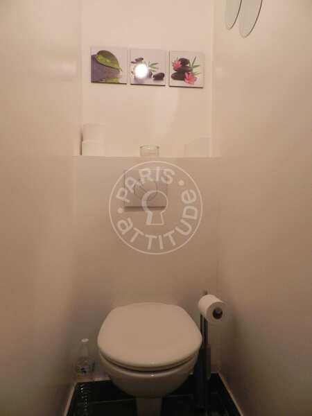 Toilettes Appartement meublé - 50m²  - 1 chambre - Batignolles - Paris
