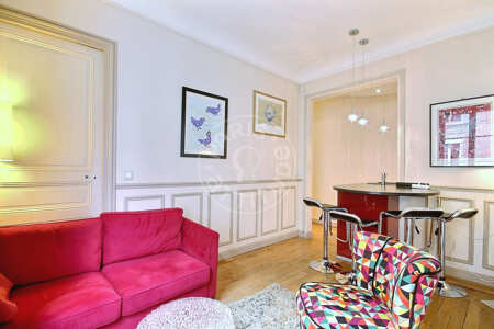 Salón Piso amueblado - 53m²  - 2 dormitorios - Les Gobelins - París
