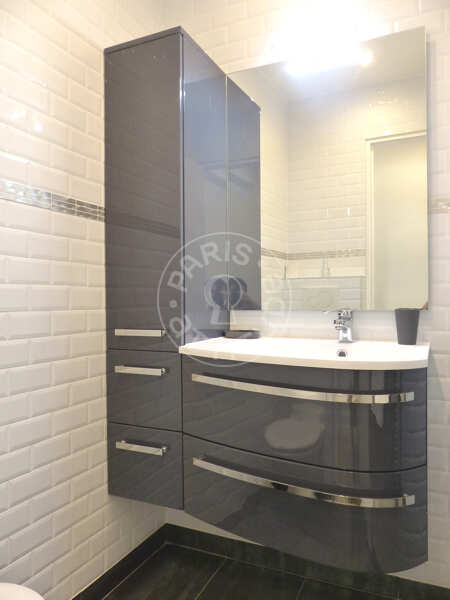 Bagno Appartamento arredato - 40m²  - 1 locale - Montorgueil - Parigi