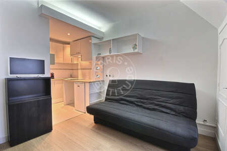 Sala Quitinete mobilado - 19m²  - Jasmin / Mozart - Paris