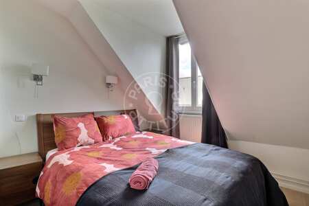 Bedroom Furnished apartment - 70m²  - 2 bedrooms - Centre George Pompidou - Paris