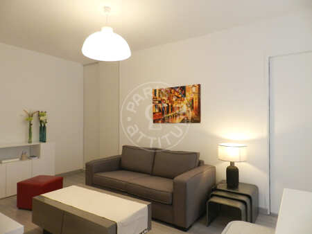 Sala Apartamento mobilado - 30m²  - 1 quarto - Jules Joffrin - Mairie du 18ème - Paris