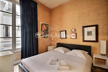 Bedroom Furnished apartment - 47m²  - 1 bedroom - Musée Picasso - Paris
