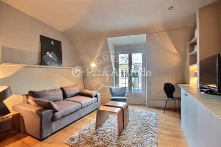 Living room Furnished apartment - 36m²  - 1 bedroom - Saint-Germain - Paris