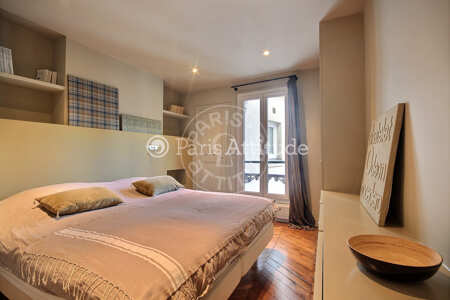 Bedroom Furnished apartment - 36m²  - 1 bedroom - Saint-Germain - Paris