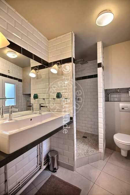Bathroom Furnished apartment - 36m²  - 1 bedroom - Saint-Germain - Paris