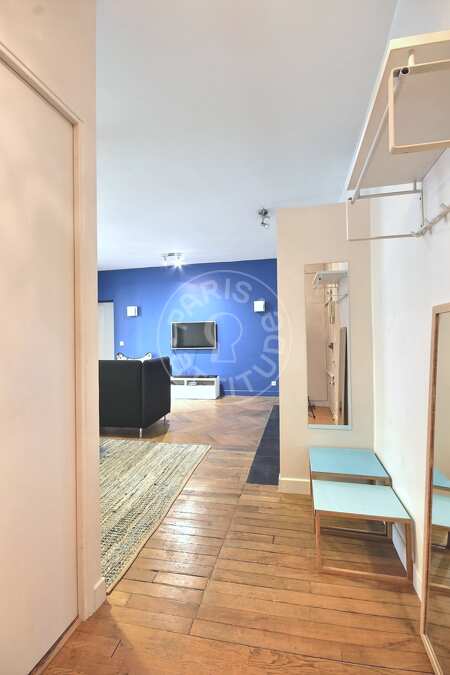 Eingangsbereich Möblierte wohnung - 59m²  - 2 Zimmer - Poissonnière - Paris
