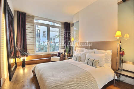 Bedroom Furnished loft - 300m²  - 3 bedrooms - Montorgueil - Paris