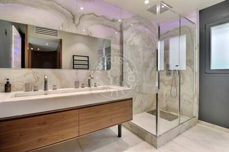 Bathroom Furnished apartment - 100m²  - 2 bedrooms - Tour Eiffel - Paris